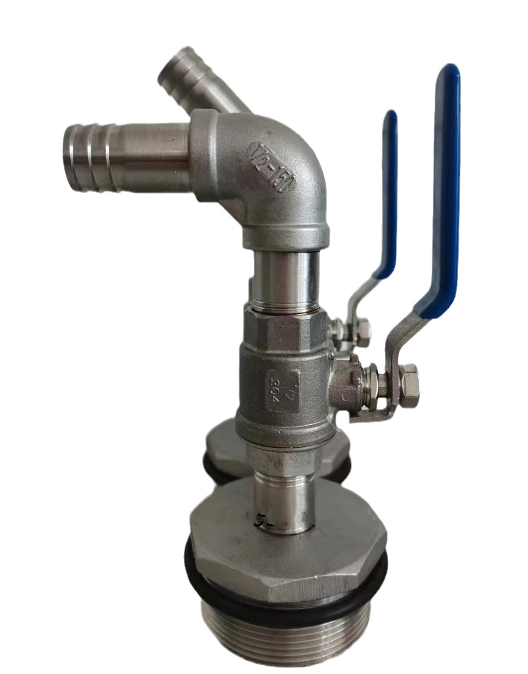 定制原创200升大铁油桶放料阀门化工汽油倒料器放油水龙头 45度弯头