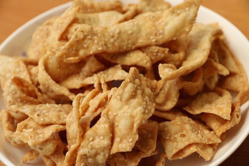 油炸麻叶子焦叶子小吃酥脆馓子炸蕉叶子咸味安徽特产河南零食咸味1斤