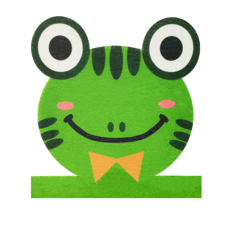 69动物头饰儿童卡通动物头饰表演道具兔子老虎讲故事课本剧长颈鹿