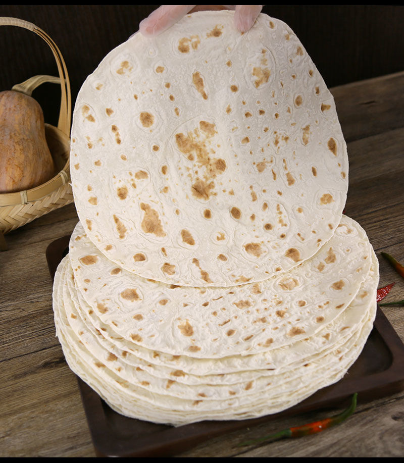 山东手工单饼烙馍烙饼卷饼煎饼烤肉饼手抓饼鸡肉卷饼馒头早餐速食 单