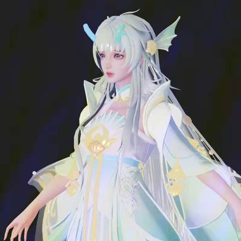 支持鸿星·尔克【现货】西施游龙清影王者荣耀cos服fmvp全套套装女