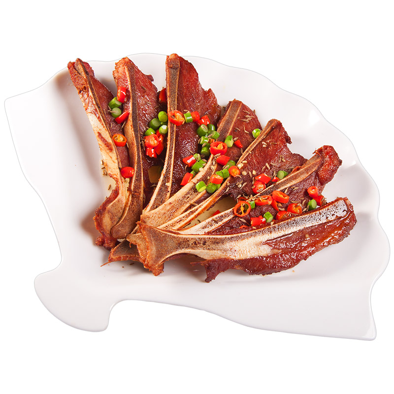 顶济堂 手抓扇子骨1公斤装冷冻半成品腌制炸猪排烧烤餐饮酒店商用食材