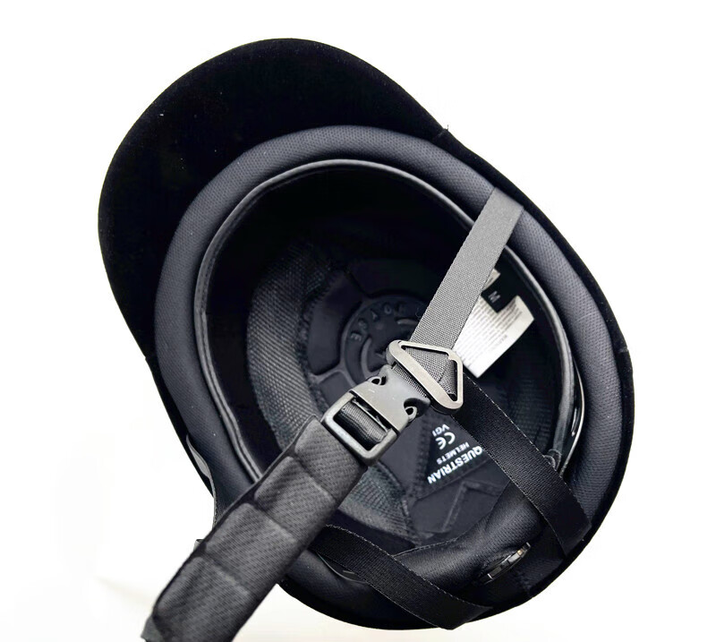 英式马术头盔经典骑马头盔黑绒骑马帽儿童成人男女款马术装备可调