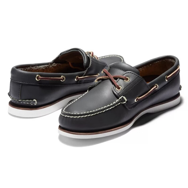 timberland添柏岚男鞋帆船鞋低帮套脚一脚蹬舒适轻便懒人鞋休闲鞋