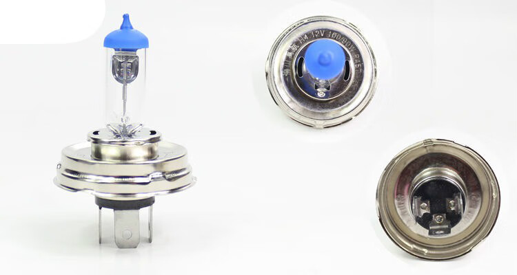 汽车灯泡 h4 p45t 装载机 工程车 卤素 照明 前大灯 黄白光 圆盘 克莱