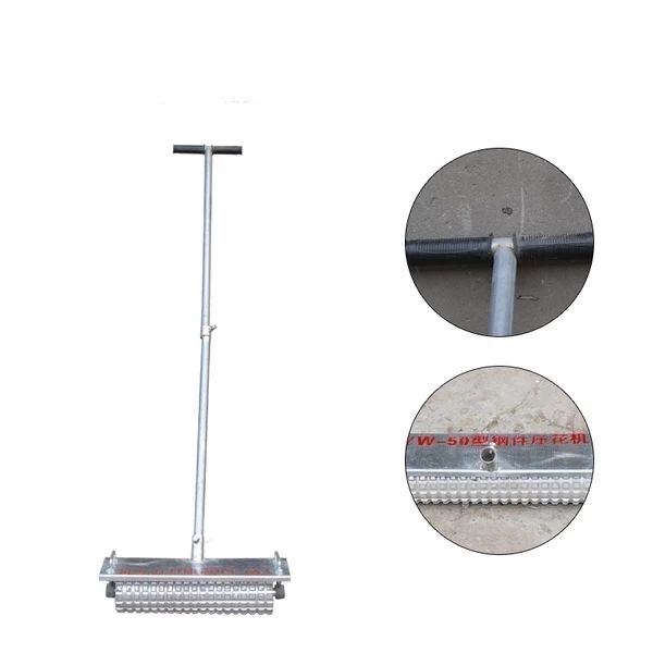 手动拉纹器混凝土公路压纹器马路切割压纹机路面压花辊滚轴刻纹器 50