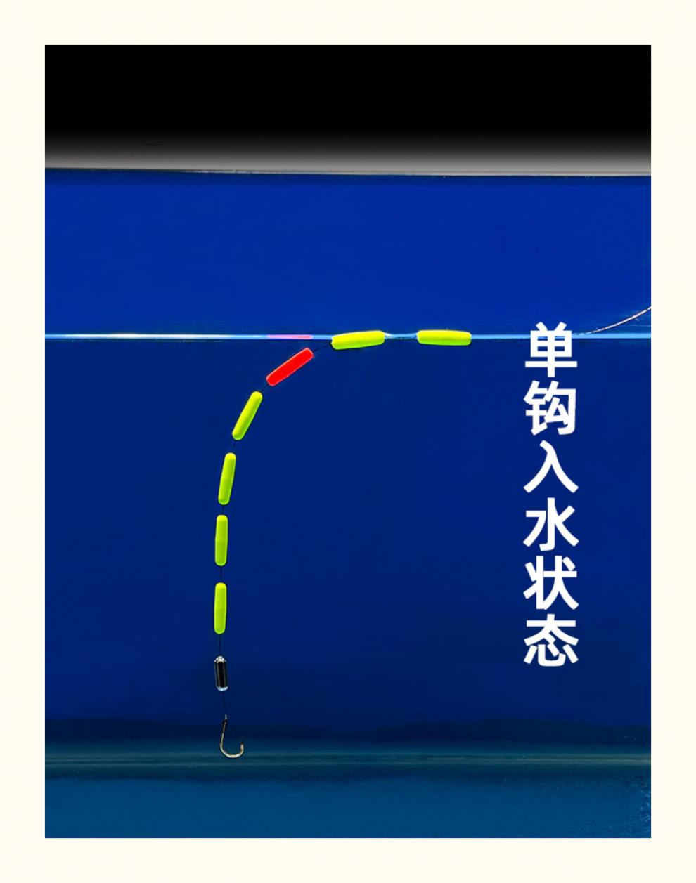 灵敏单钩双钩七星漂线组三信浮漂传统钓鲫鱼海夕野钓溪流免调漂新款