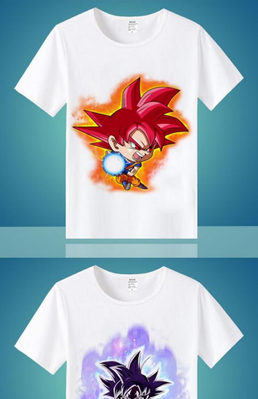 hksz特价捡漏七龙珠t恤短袖孙悟空贝吉塔吉连龙珠超动漫周边衣服夏装