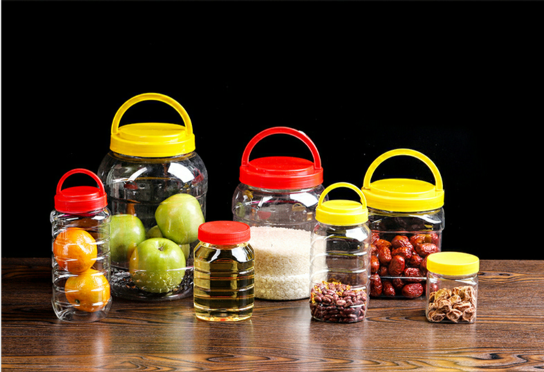 蜂蜜瓶塑料瓶1斤2斤5斤500g1000g加厚透明食品蜜糖罐密封罐储物罐