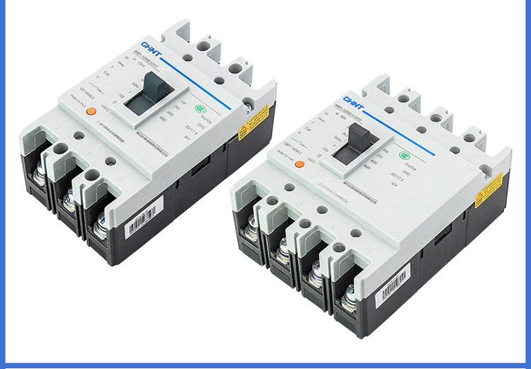 正泰空气开关nm1-125s250s400s630s/33004300a三相四线塑壳断路器 4p