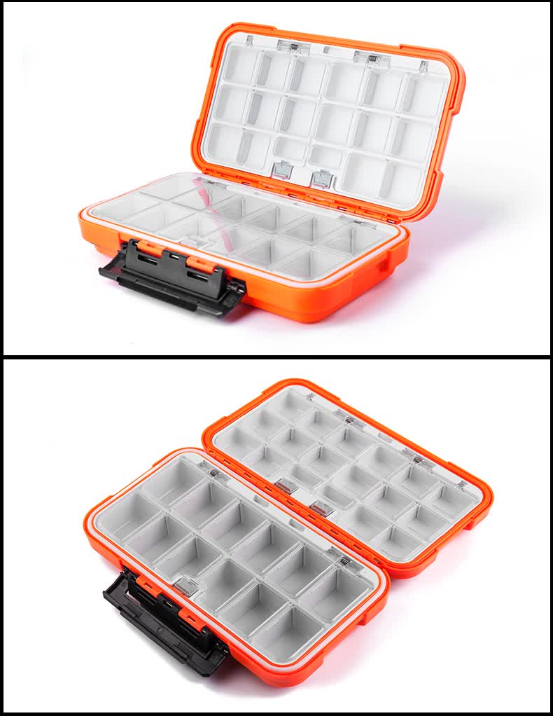 钓鱼配件盒小路亚盒工具盒储物盒鱼钩收纳盒垂钓用品渔具中号防水配件