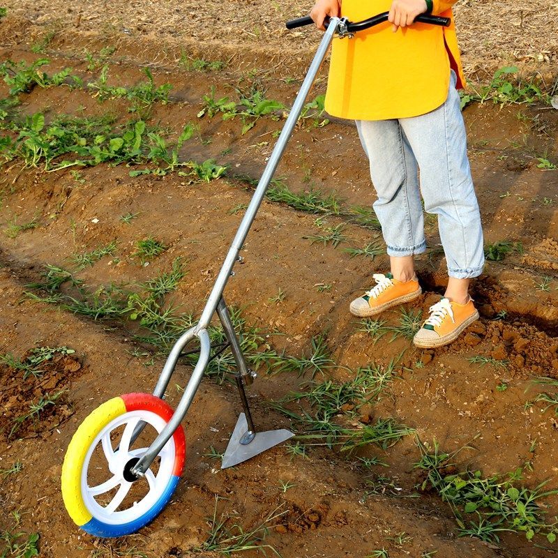 除草神器工具农用锄草锄头翻地松土翻土机耕地犁地起垄开沟机小型耘锄