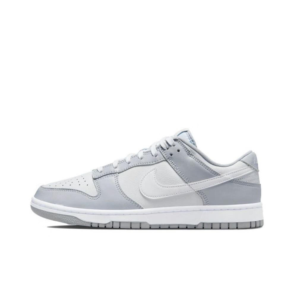dunk low retro 白灰 男女款情侣低帮复古休闲滑板鞋nike 白灰 42