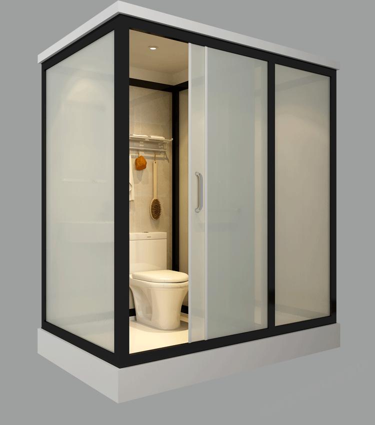 整体淋浴房一体式卫生间干湿分离沐浴洗澡房集成卫浴农村家用浴室