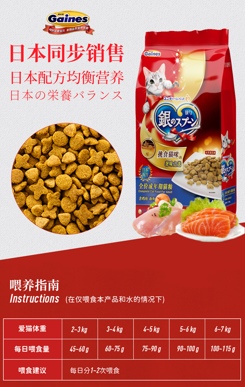 日本银勺猫粮1.