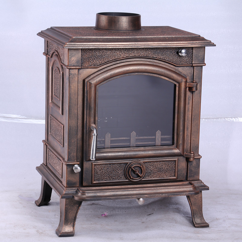南啵丸 独立真火壁炉燃木铸铁火炉别墅取暖炉欧式现代劈柴炉家用木柴
