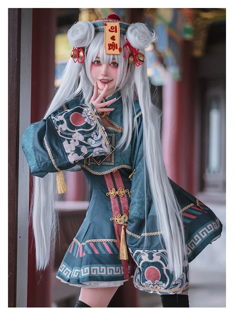 万圣节lolita裙 樱姬lolita小僵尸服女洛丽塔jsk万圣节cos角色扮演