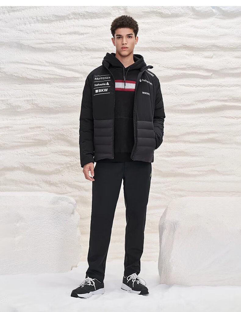 迪桑特(descente)羽绒服瑞士国家队滑雪联名冬季鹅绒轻薄运动男旗舰