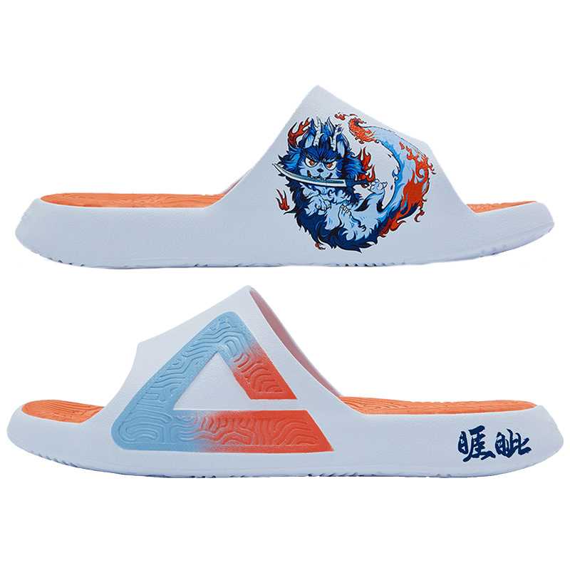 匹克态极拖鞋爱定克联名龙生九子蒲牢负屃睚眦限定配色防滑软弹凉拖夏