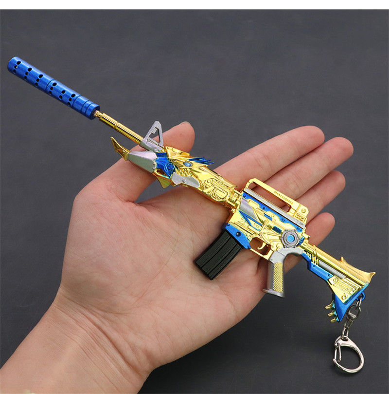 雷神毁灭幻神冠英雄军武1器皮肤金属模型挂件玩具炝 皮肤枪模三件套