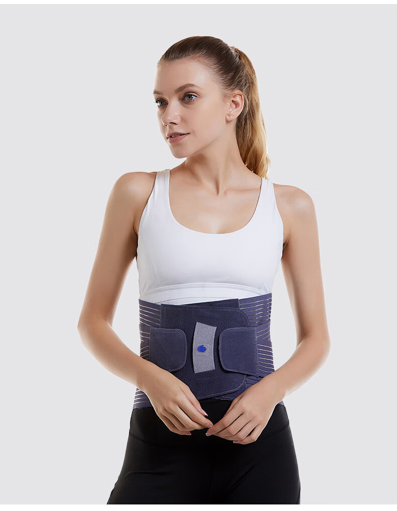 鸿竹跨境四季款保暖护腰带腰椎热压护腰带运动工作腰部支撑带 l【图片