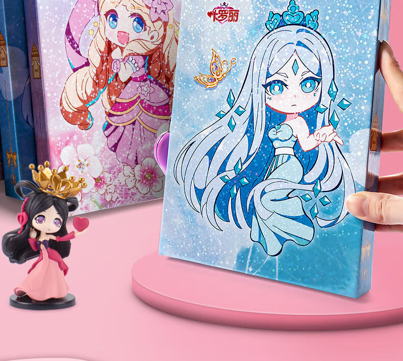 叶罗丽密码锁笔记本学生用手账本少女心卡通文艺精致密码锁日记本儿童