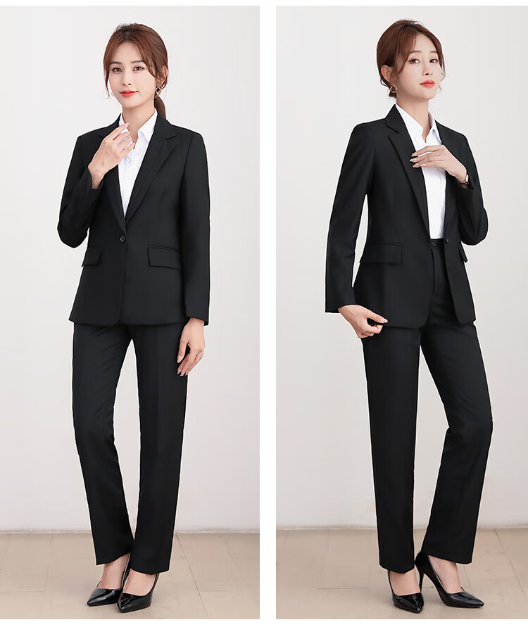 教资面试正装职业装套装女面试职场工作服商务装西服西装学生套装长裤