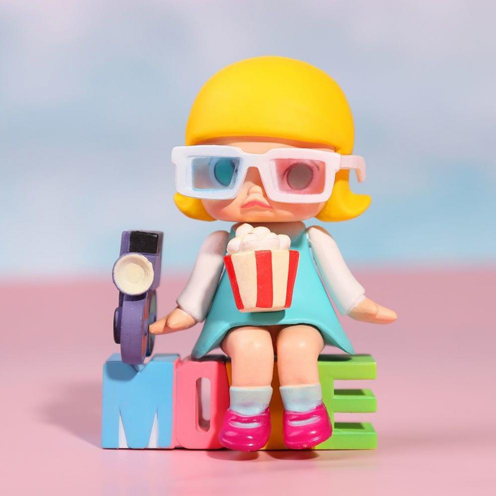 茉莉的盲盒2020网红新款molly场景儿童女生女孩版祖国版果甄棒 随机1