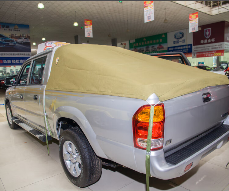 福田萨普征服者拓路者皮卡车货箱盖宝布罩车衣雨篷加厚加大防风 萨普