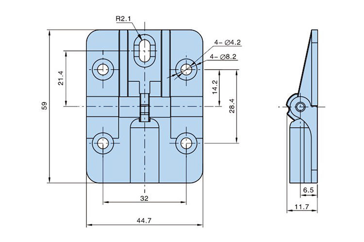 翻板合页90度180度平折叠门铰链上下翻板门可调铰链台面限位合页 亮光