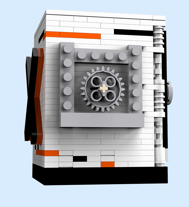 魔术积木机关解密盒玩具集装车厢货保险柜儿童男孩拼装乐高玩具送儿童