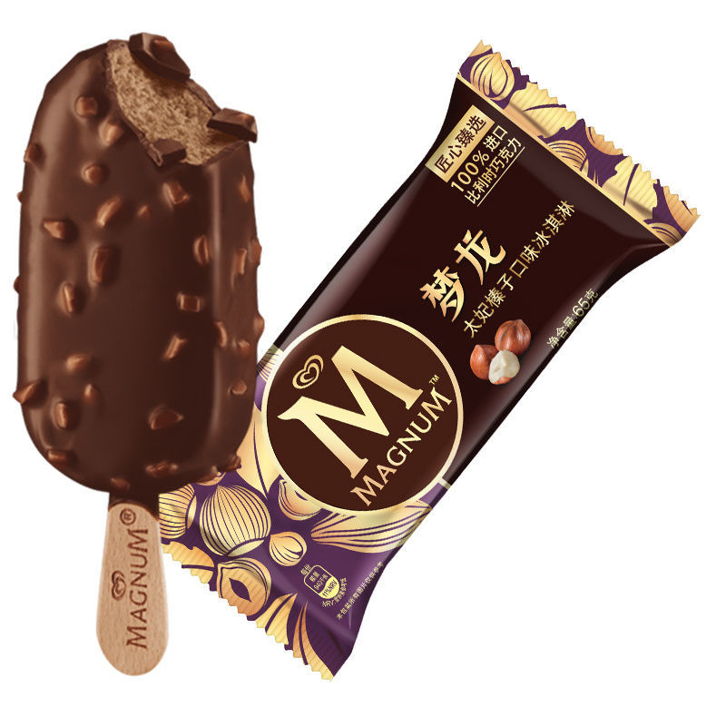 和路雪梦龙脆皮松露太妃口味冰淇淋梦龙雪糕脆皮 梦龙松露5支 车厘子5