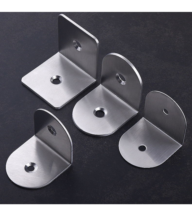 不锈钢角码90度直角固定器tl型支架铁椅子三角铁支撑家具连接件片7号