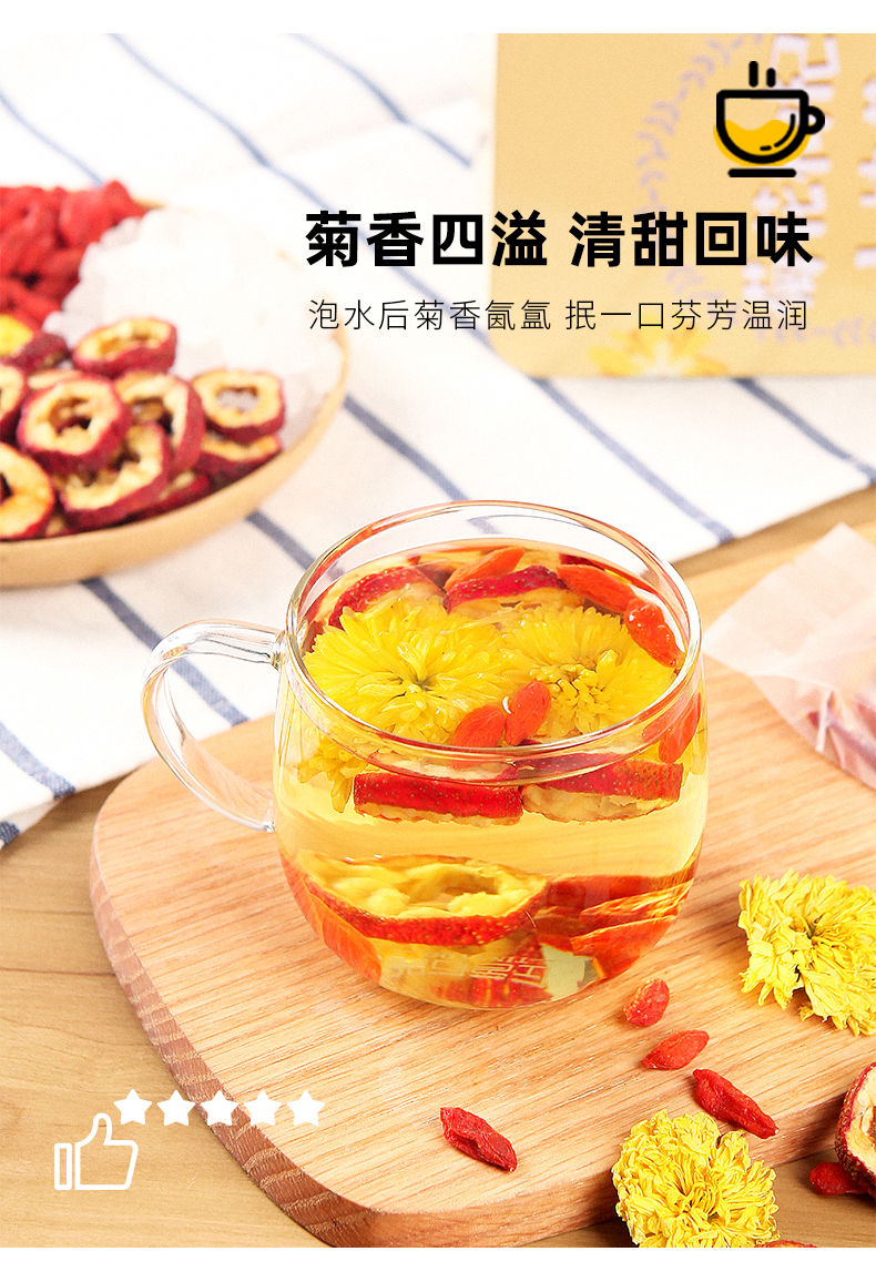 买1送1菊花枸杞山楂茶花茶组合150g400g决明子菊花茶枸杞茶御华滋补买