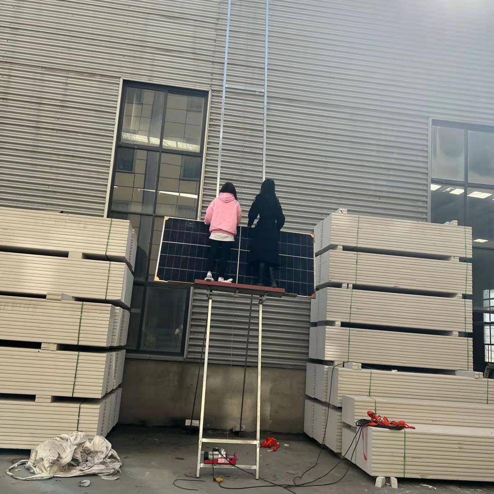 光伏板升降机电动小型升降机吊机太阳能板便携玻璃门窗提升升降机 可