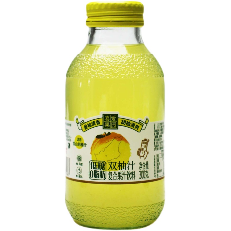 喜爱果园 双柚汁维c果汁饮料柚子清香酸甜 早餐佐餐火锅配餐饮 喜爱