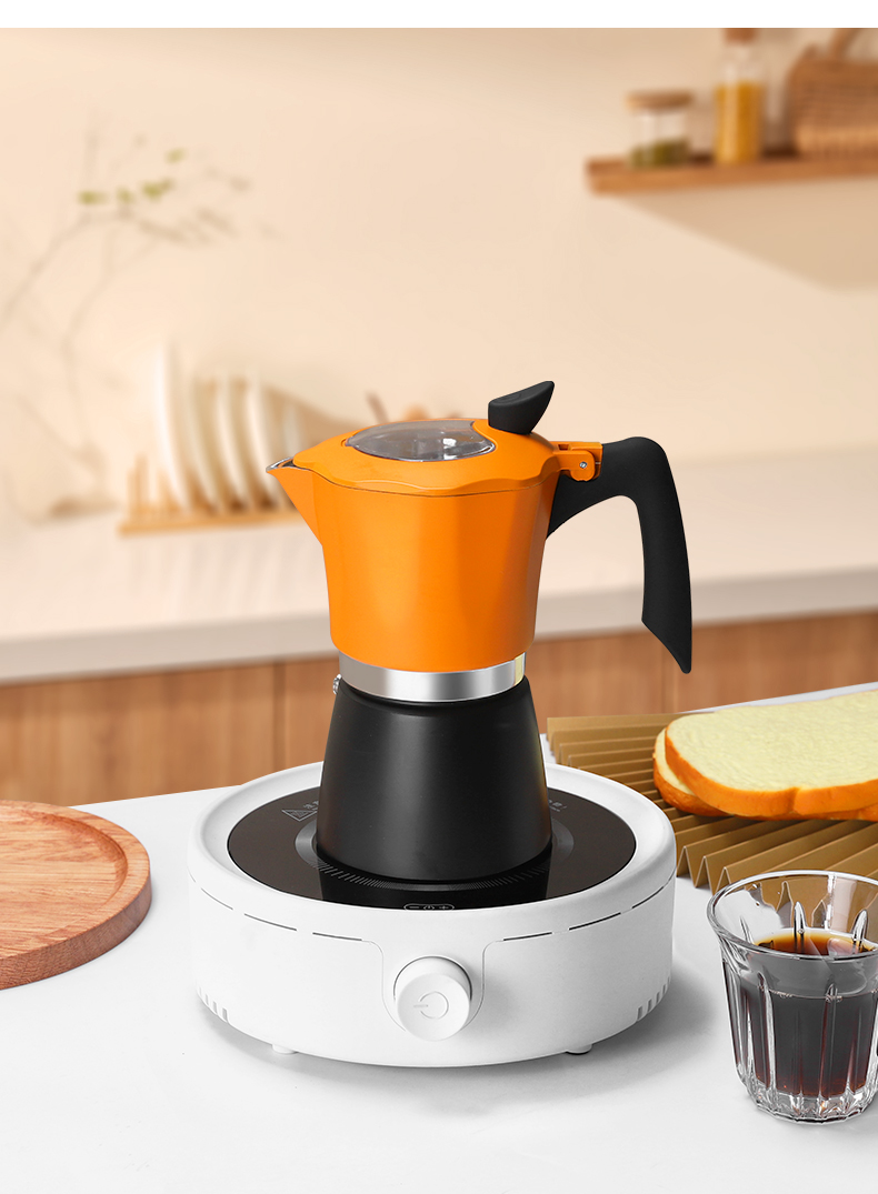 摩卡壶意式风mongdio摩卡壶煮咖啡家用意式煮咖啡机摩卡咖啡壶手冲电