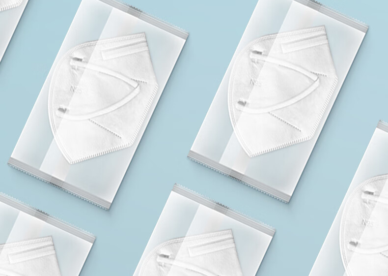 可孚n95 医用防护口罩 30片/盒 一次性口罩 无纺布 熔喷布 3盒装