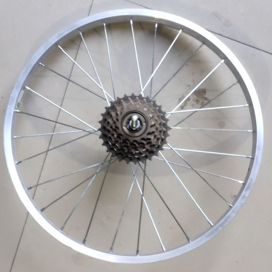 自行车轮毂20寸22寸24寸26寸铝合金刀圈变速车圈山地车轮组通用 24x1.