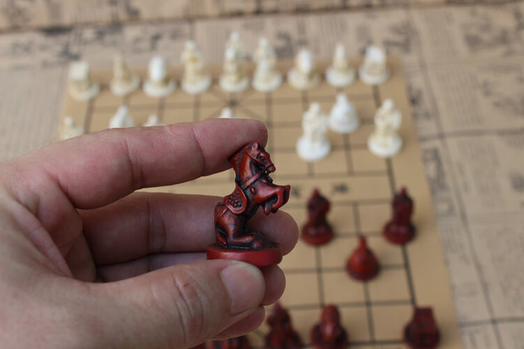 兴玛3d立体中国象棋兵马俑人物棋子学生子收藏礼品中国象棋套装