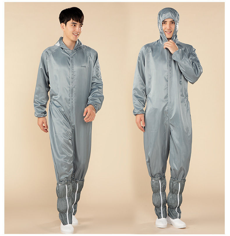 dicify新品无尘服 连体分体无尘服男士工作服防尘衣服工业粉尘连体防