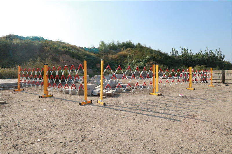 伸缩围栏玻璃钢绝缘伸缩管式围栏电力安全施工围栏可移动护栏车间隔离