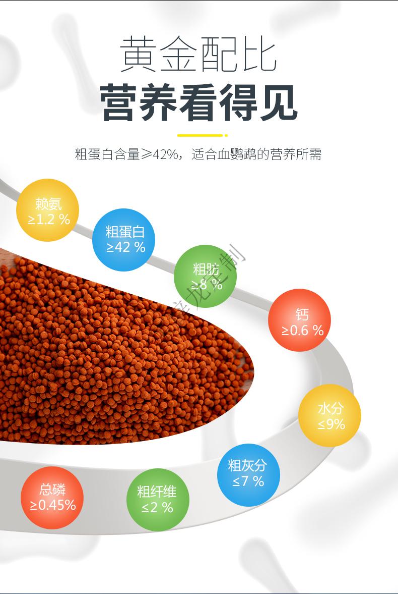 【店铺】tetra德彩血鹦鹉鱼饲料 增红增色专用鱼食 德国发色鱼粮合同