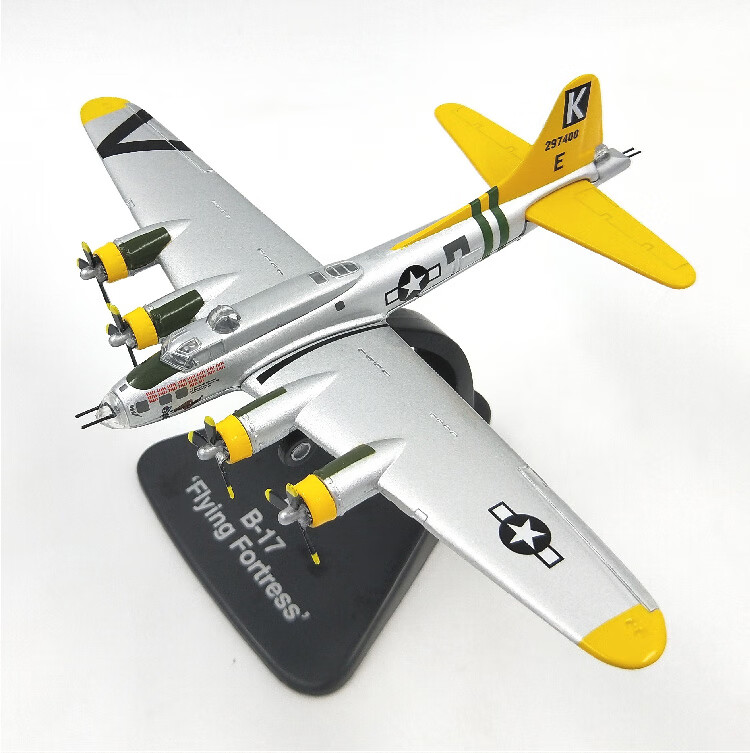 1:144 b17轰炸机模型二战飞机模型b17空中堡垒合金成品军事 注意尺寸