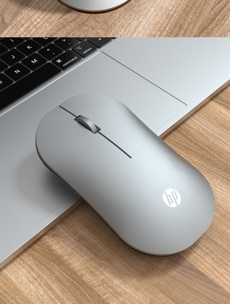 hp鼠标hp惠普dm10无线鼠标蓝牙usb双模轻薄办公笔记本ipad平板通用赫