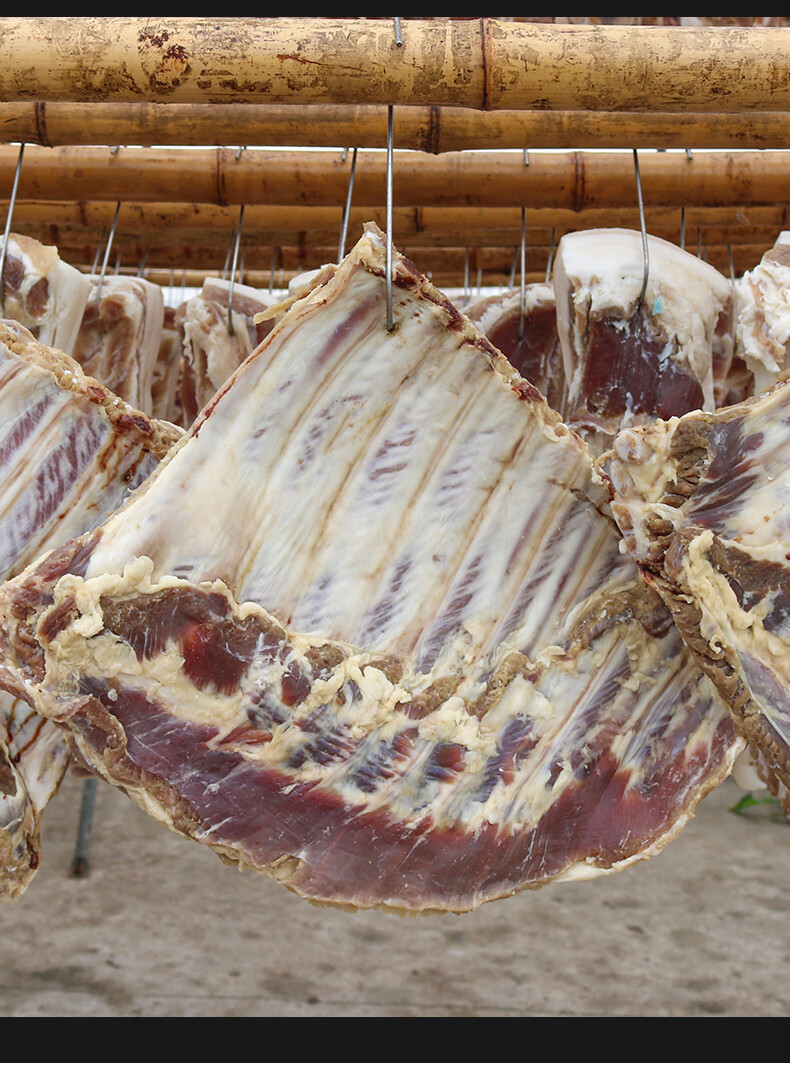 腊排骨咸排骨肉安徽六安特产腌制风干腊寸排骨腊肉腊味咸排骨肉咸香肠