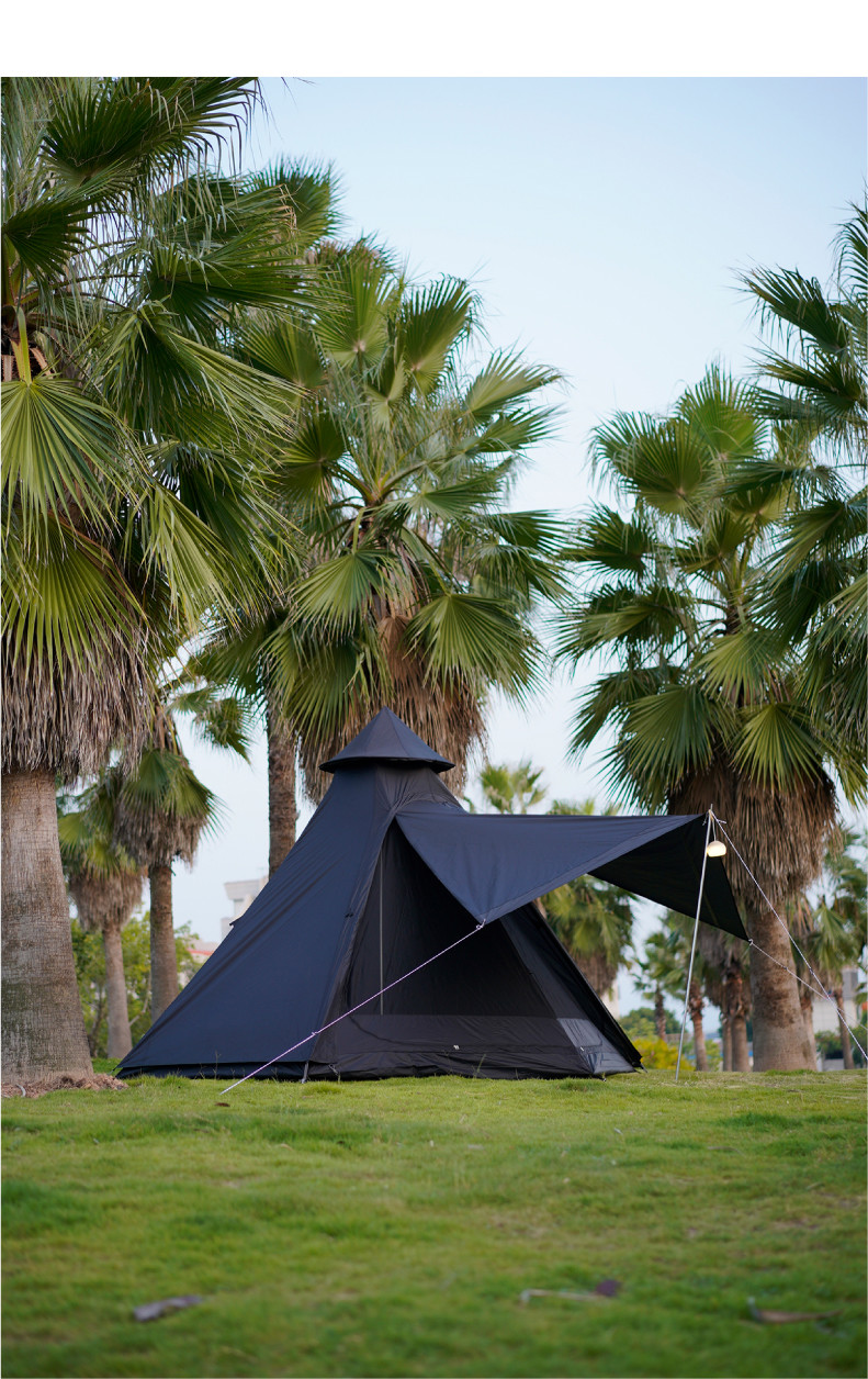 帐篷 户外帐篷 印第安帐篷露营野营野餐装备金字塔防晒防暴雨儿童帐篷