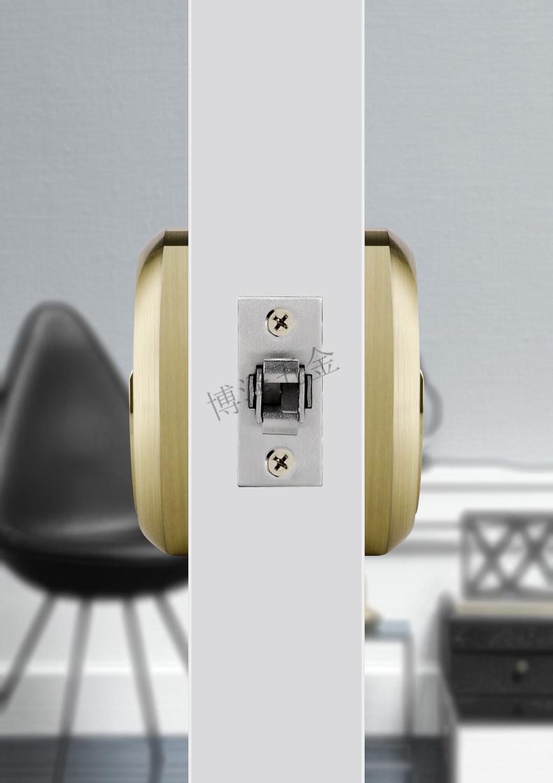 隐藏门锁背景墙卧室内房门锁储藏室门暗锁卫生间门锁双钩防盗锁拉环锁