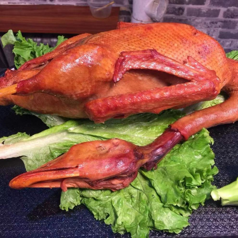 东北烤鹅老式熏鹅卤鹅烧鹅东北黑龙江特产真空包装农家散养鹅烤鹅23斤