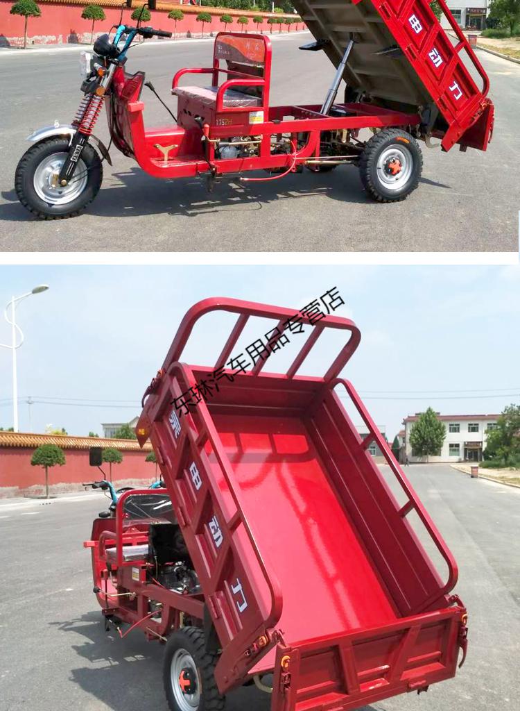 宗申动力水冷三轮摩托车燃油家用农用助力自卸载重王正汽油三轮车 200